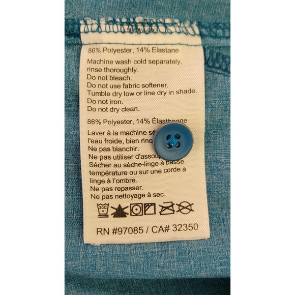 Outdoor Research Women's XL‎ Blue Reflection Long Sleeve Button Up Shirt Pockets - Picture 11 of 16